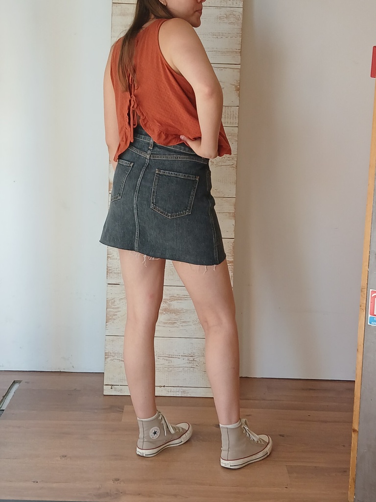 Jupe jeans grise T 38
