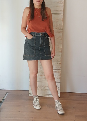 Jupe jeans grise T 38